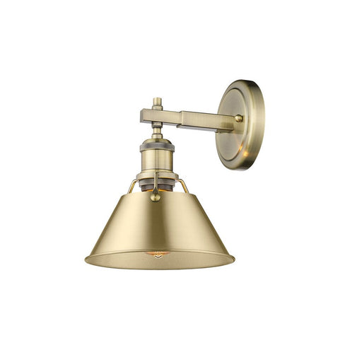 Golden Orwell 1-Light Bath Vanity, Aged Brass/Champagne Bronze