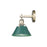 Golden Orwell 1-Light Bath Vanity, Aged Brass/Pine Green