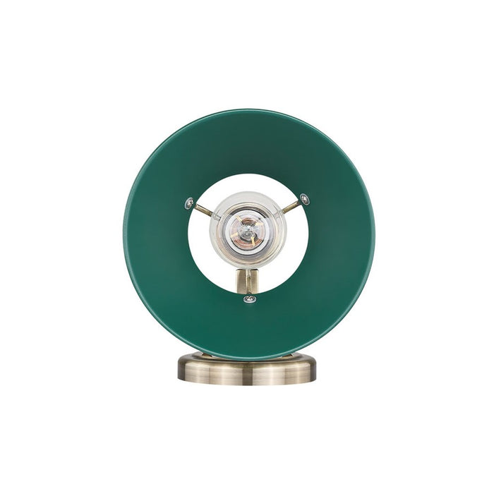 Golden Orwell 1-Light Bath Vanity, Aged Brass/Pine Green