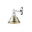 Golden Lighting Orwell 1-Light Bath Vanity, Chrome/Aged Brass