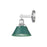 Golden Lighting Orwell 1-Light Bath Vanity, Chrome/Pine Green