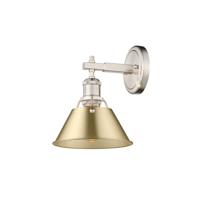 Golden Orwell 1-Lt Bath Vanity, Pewter/Brushed Champagne Bronze