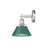 Golden Lighting Orwell 1-Light Bath Vanity, Pewter/Pine Green
