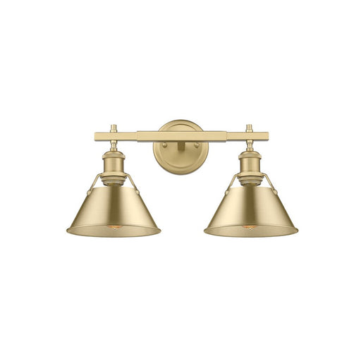 Golden Orwell 2-Light Vanity Light, Brushed Champagne Bronze - 3306-BA2BCB-BCB