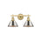 Golden Orwell 2-Light Vanity, Brushed Champagne Bronze/Pewter - 3306-BA2BCB-PW