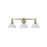 Golden Orwell 3-Light Vanity Light, Aged Brass/Dusky Blue - 3306-BA3AB-DB