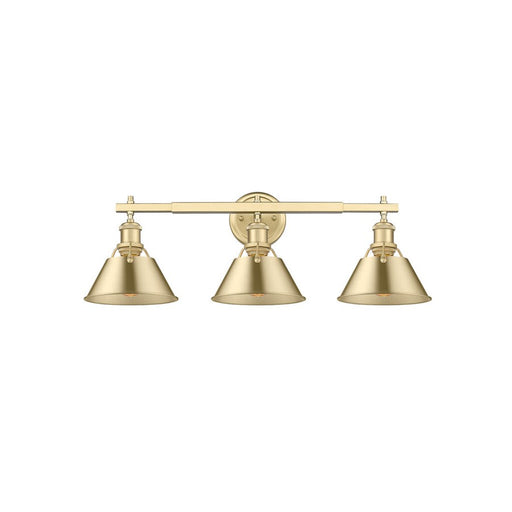 Golden Orwell 3-Light Vanity Light, Brushed Champagne Bronze - 3306-BA3BCB-BCB