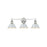 Golden Lighting Orwell 3-Light Vanity Light, Chrome/Dusky Blue - 3306-BA3CH-DB