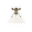 Golden Lighting Orwell 1-Light Flush Mount, Aged Brass/Opal Glass - 3306-FMAB-OP