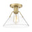 Golden Lighting Orwell 1 Light Flushmount