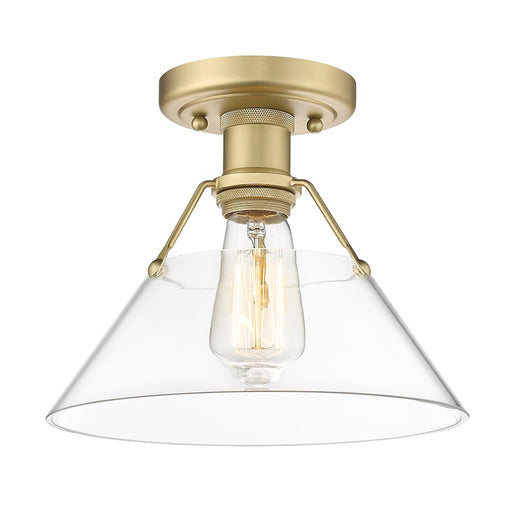 Golden Lighting Orwell 1 Light Flushmount