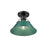 Golden Orwell 1-Light Flush Mount, Matte Black/Pine Green