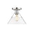 Golden Lighting Orwell 1-Light Flush Mount, Chrome/Clear Glass - 3306-FMCH-CLR