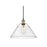 Golden Orwell 14" Wide Large Pendant, Aged Brass/Clear Glass