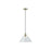 Golden Orwell 14" Wide Large Pendant, Aged Brass/Dusky Blue - 3306-LAB-DB