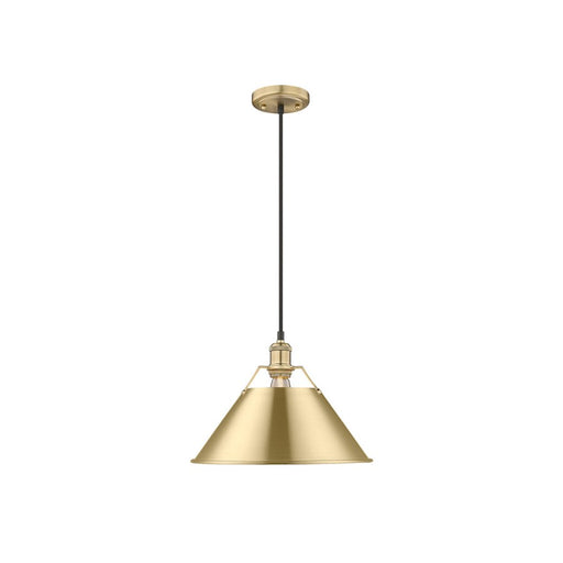 Golden Orwell 14" Wide Large Pendant, Brushed Champagne Bronze - 3306-LBCB-BCB