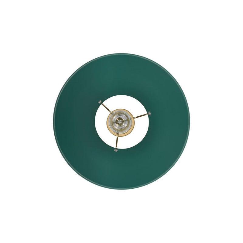 Golden Orwell 14" Wide Large Pendant, Champagne Bronze/Pine Green