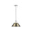 Golden Lighting Orwell 14" Wide Large Pendant, Chrome/Aged Brass - 3306-LCH-AB