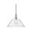 Golden Lighting Orwell 14" Wide Large Pendant, Chrome/Clear Glass