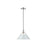 Golden Lighting Orwell 14" Wide Large Pendant, Chrome/Dusky Blue - 3306-LCH-DB