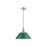 Golden Lighting Orwell 14" Wide Large Pendant, Chrome/Pine Green - 3306-LCH-GN