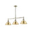 Golden Orwell 3-Light Linear Pendant, Aged Brass/Champ Bronze