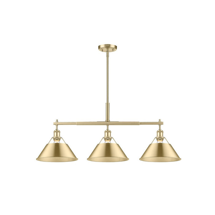 Golden Orwell 3-Lt Pendant, Champagne Bronze/Champagne Bronze - 3306-LPBCB-BCB