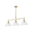 Golden Orwell 3-Lt Linear Pendant, Champagne Bronze/Clear Glass