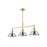 Golden Orwell 3-Light Linear Pendant, Champagne Bronze/Pewter