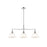 Golden Lighting Orwell 3-Light Linear Pendant, Chrome/Opal Glass - 3306-LPCH-OP