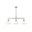 Golden Lighting Orwell 3-Light Linear Pendant, Pewter/Opal Glass - 3306-LPPW-OP