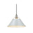 Golden Lighting Orwell 14" Wide Large Pendant, Pewter/Dusky Blue