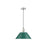 Golden Lighting Orwell 14" Wide Large Pendant, Pewter/Pine Green - 3306-LPW-GN