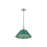 Golden Lighting Orwell 14" Wide Large Pendant, Pewter/Pine Green