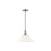 Golden Lighting Orwell 14" Wide Large Pendant, Pewter/Opal Glass - 3306-LPW-OP
