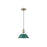 Golden Orwell 10" Wide Medium Pendant, Aged Brass/Pine Green - 3306-MAB-GN