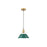 Golden Orwell 10" Wide Medium Pendant, Champ Bronze/Pine Green - 3306-MBCB-GN