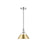 Golden Orwell 10" Wide Medium Pendant, Chrome/Champagne Bronze - 3306-MCH-BCB