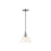 Golden Lighting Orwell 10" Wide Medium Pendant, Pewter/Opal Glass - 3306-MPW-OP