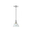 Golden Lighting Orwell 7.5" Wide Small Pendant, Chrome/Dusky Blue - 3306-SCH-DB