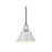 Golden Lighting Orwell 7.5" Wide Small Pendant, Pewter/Dusky Blue