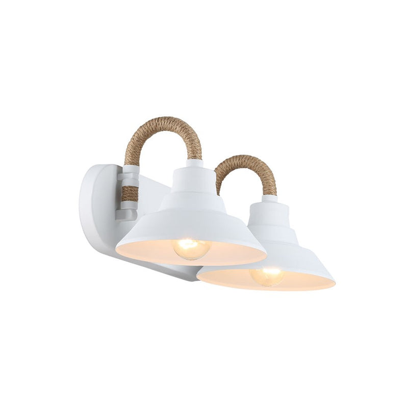 Golden Journey 2-Light Vanity Light, Natural White/Natural White