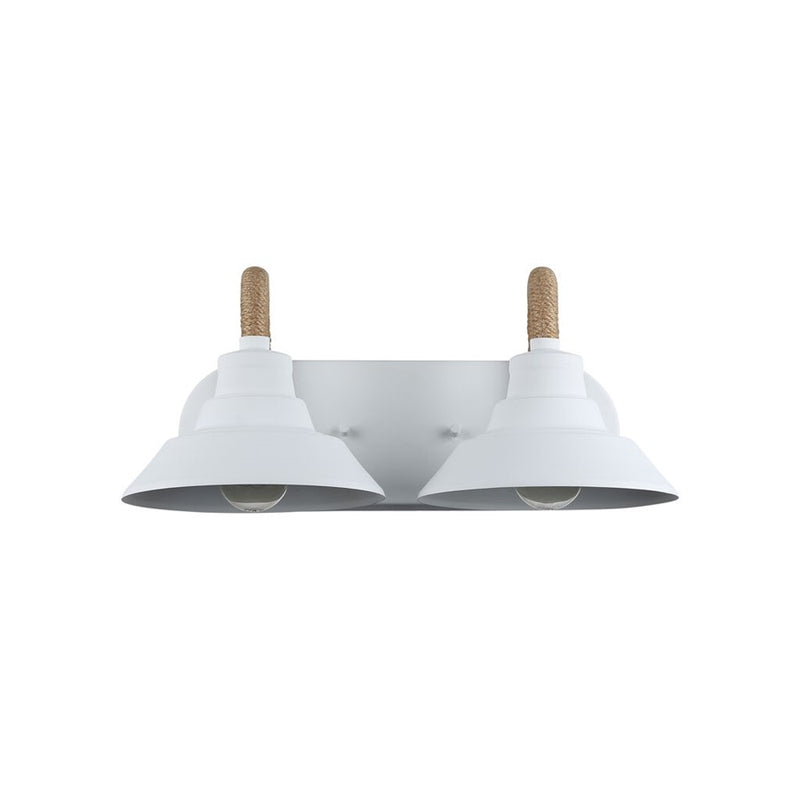 Golden Journey 2-Light Vanity Light, Natural White/Natural White