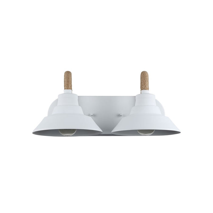 Golden Journey 2-Light Vanity Light, Natural White/Natural White