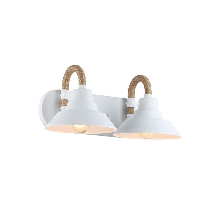 Golden Journey 2-Light Vanity Light, Natural White/Natural White
