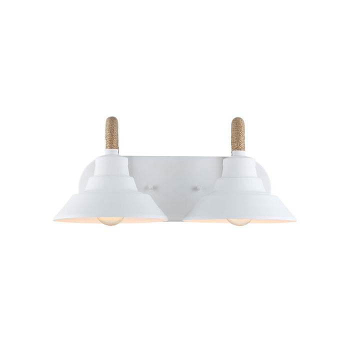 Golden Journey 2-Light Vanity Light, Natural White/Natural White