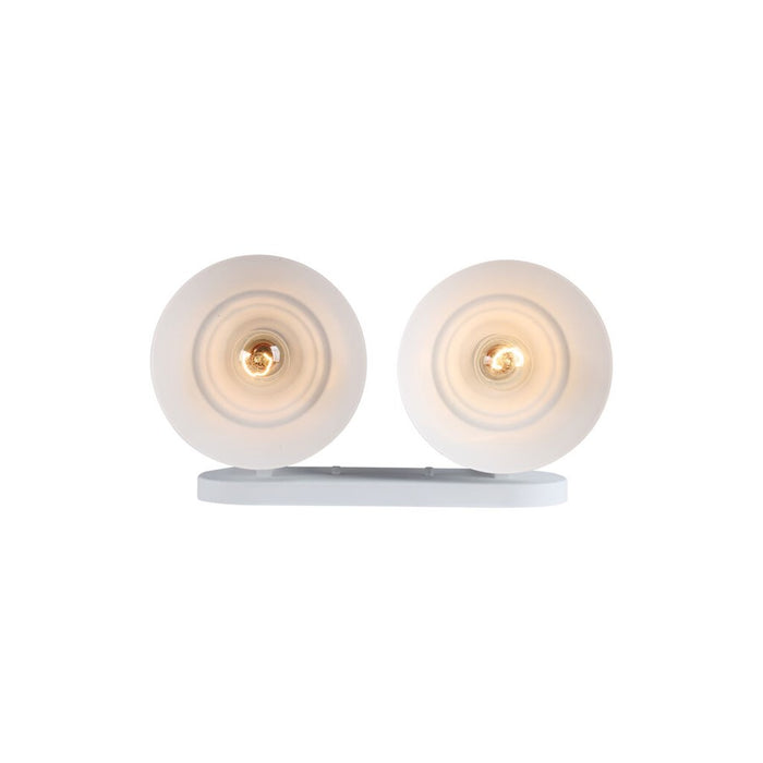 Golden Journey 2-Light Vanity Light, Natural White/Natural White