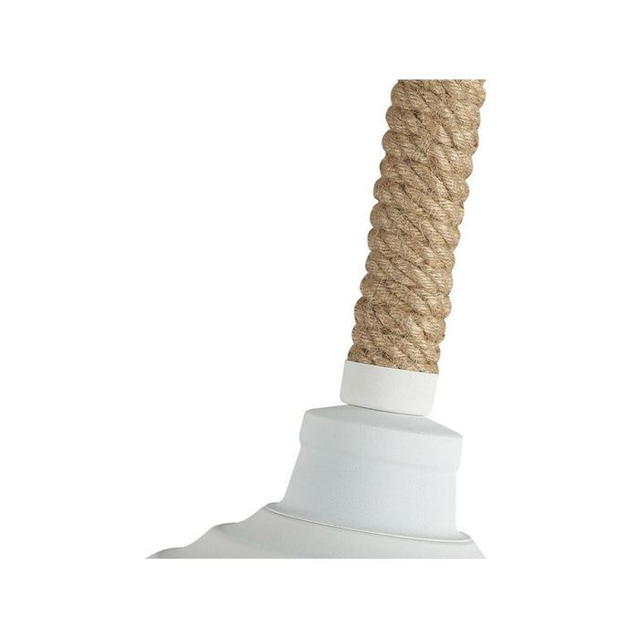 Golden Lighting Journey 1-Light Pendant, Natural White/Natural White