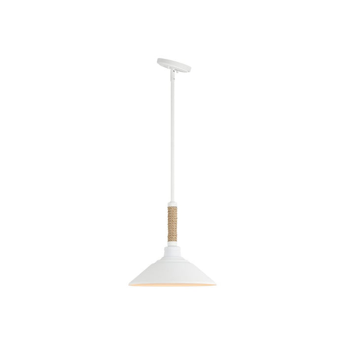 Golden Lighting Journey 1-Light Pendant, Natural White/Natural White