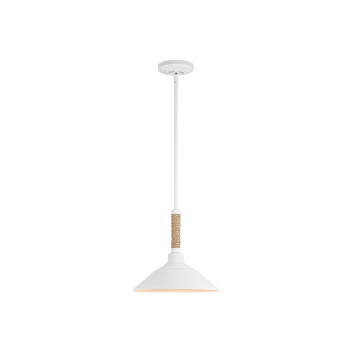 Golden Lighting Journey 1-Light Pendant, Natural White/Natural White